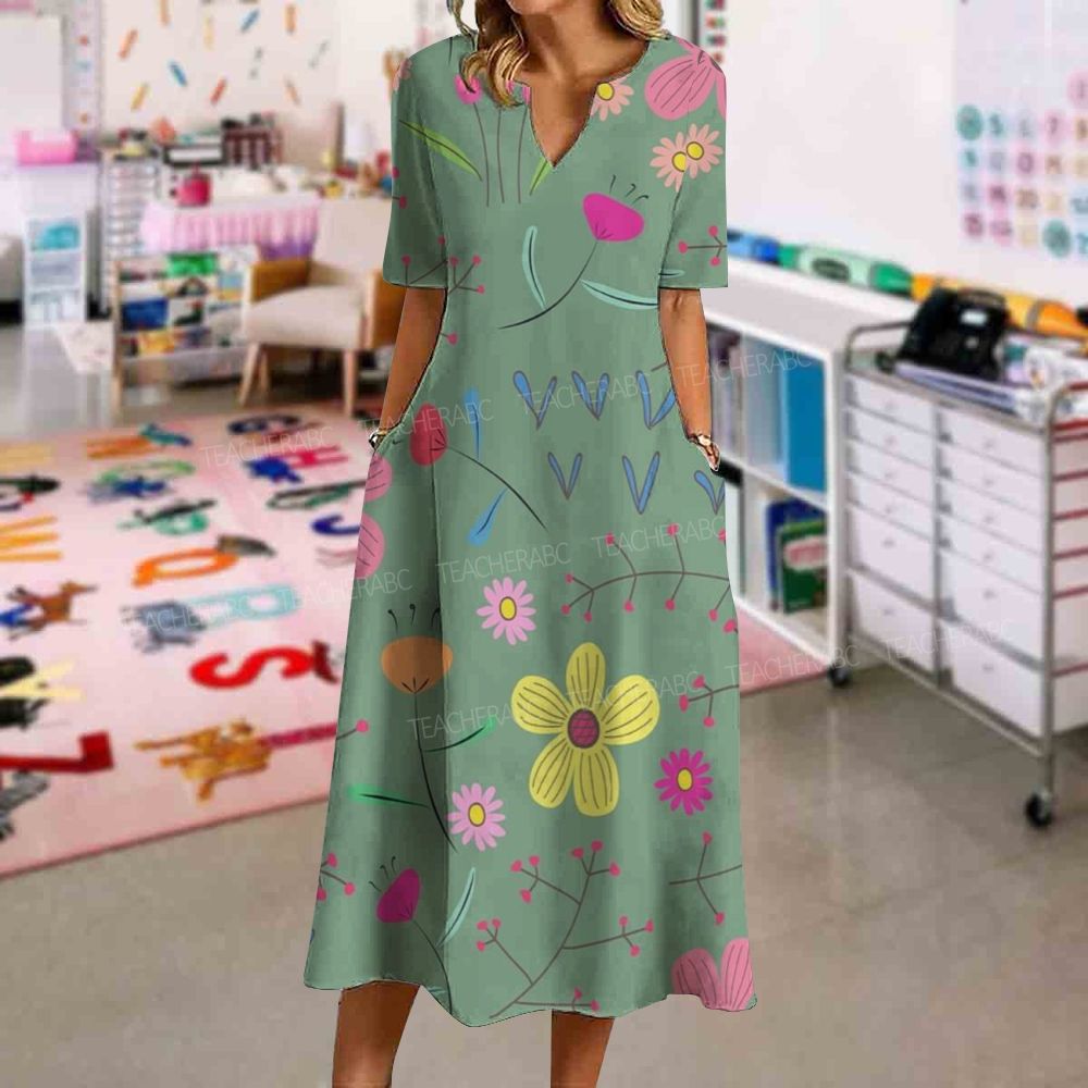 Floral Meadow Bloom Dress