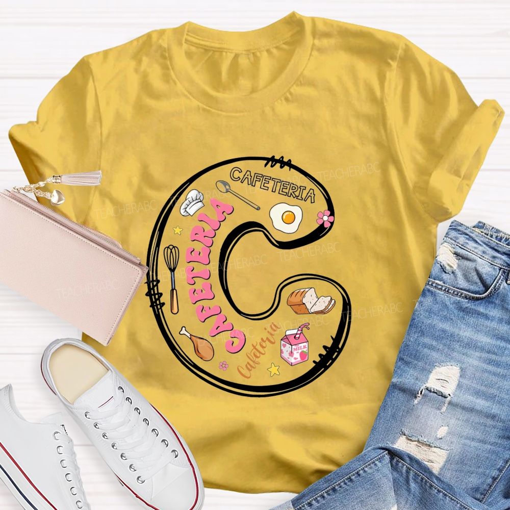 Cafeteria Back To School Milk Bread Teacher T-Shirt