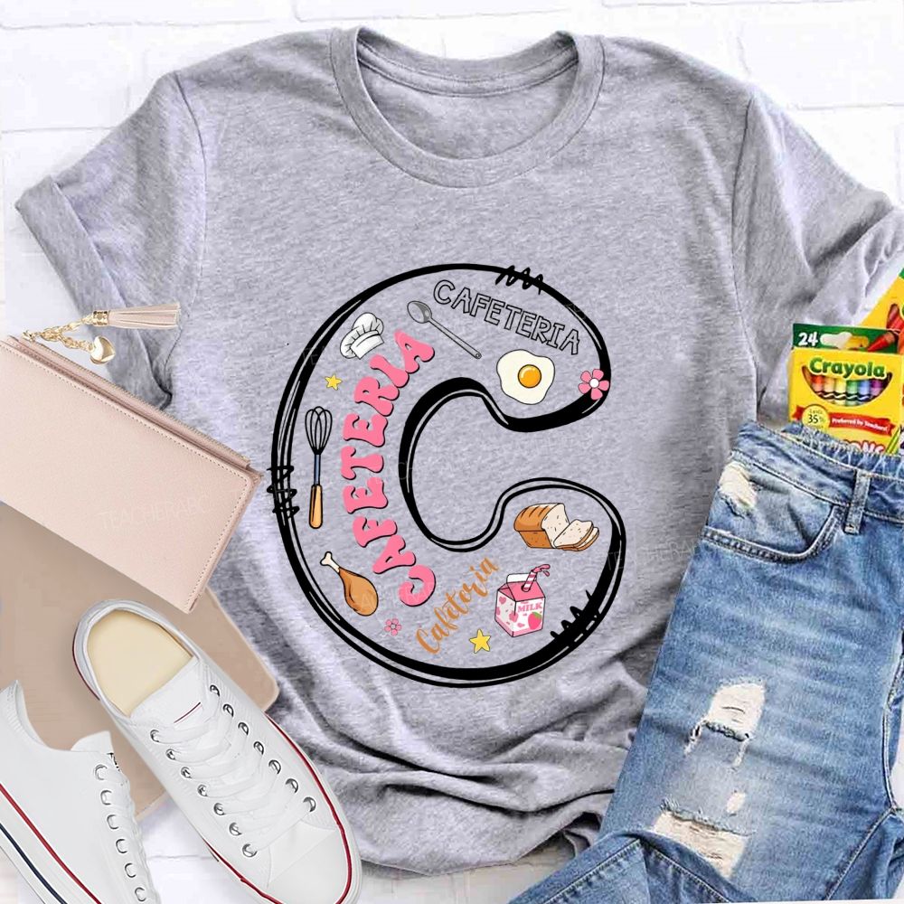 Cafeteria Back To School Milk Bread Teacher T-Shirt