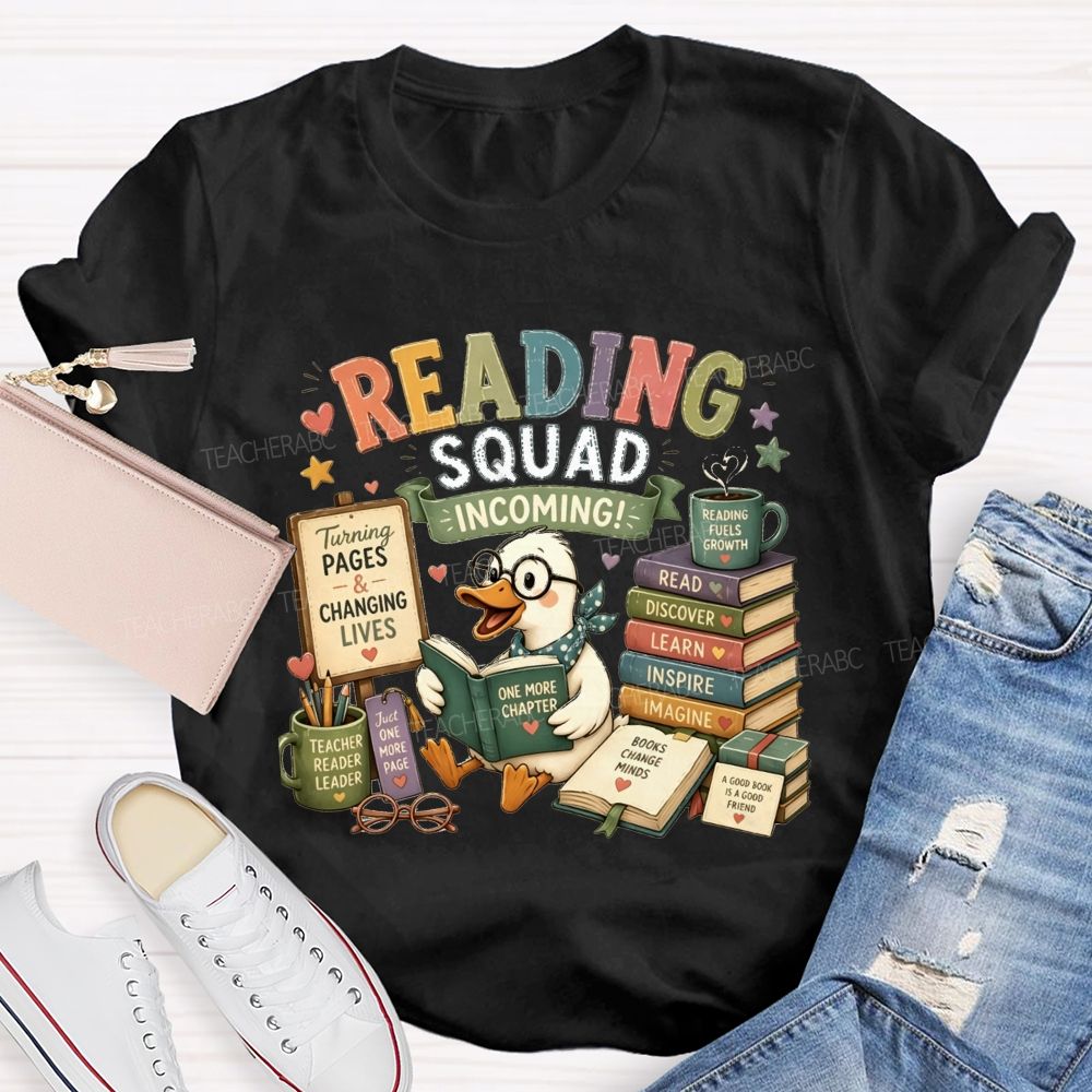 Reading Squad Incoming Teacher T-Shirt