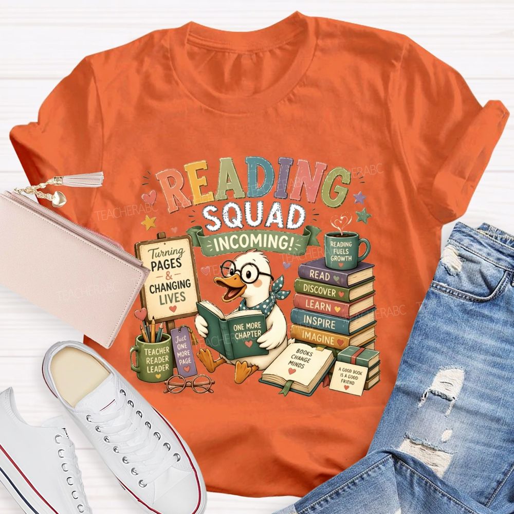 Reading Squad Incoming Teacher T-Shirt