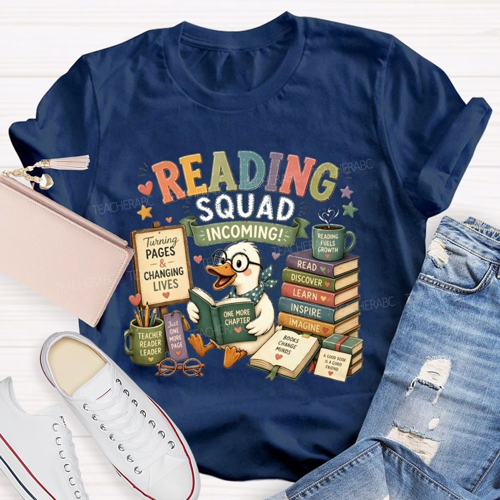 Reading Squad Incoming Teacher T-Shirt