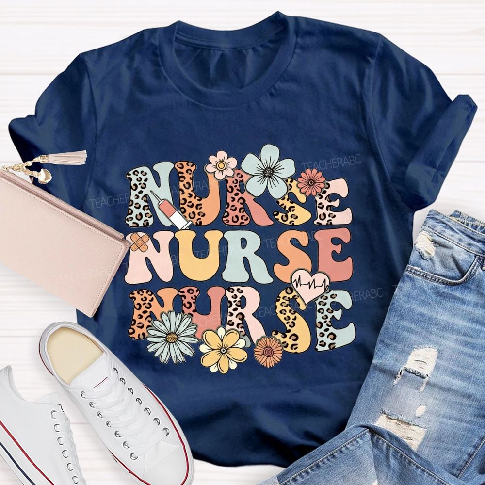 Forever A Nurse Heartbeat And Healing T-shirt