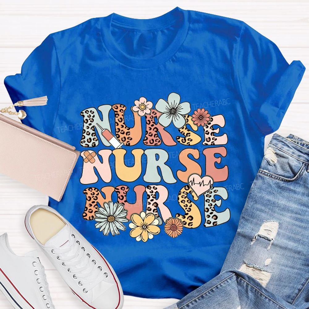 Forever A Nurse Heartbeat And Healing T-shirt