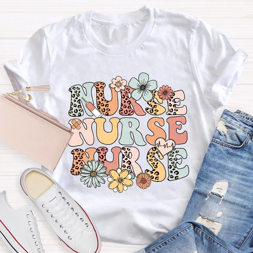 Forever A Nurse Heartbeat And Healing T-shirt