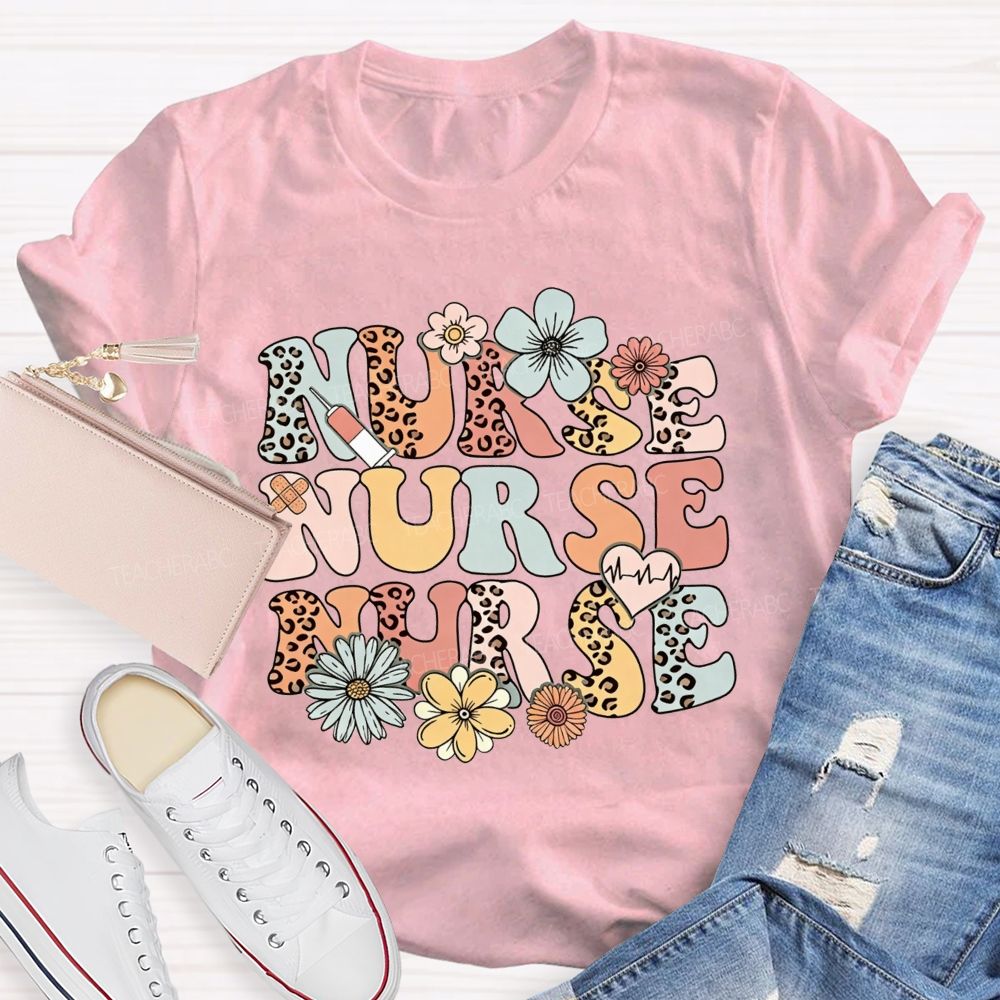 Forever A Nurse Heartbeat And Healing T-shirt