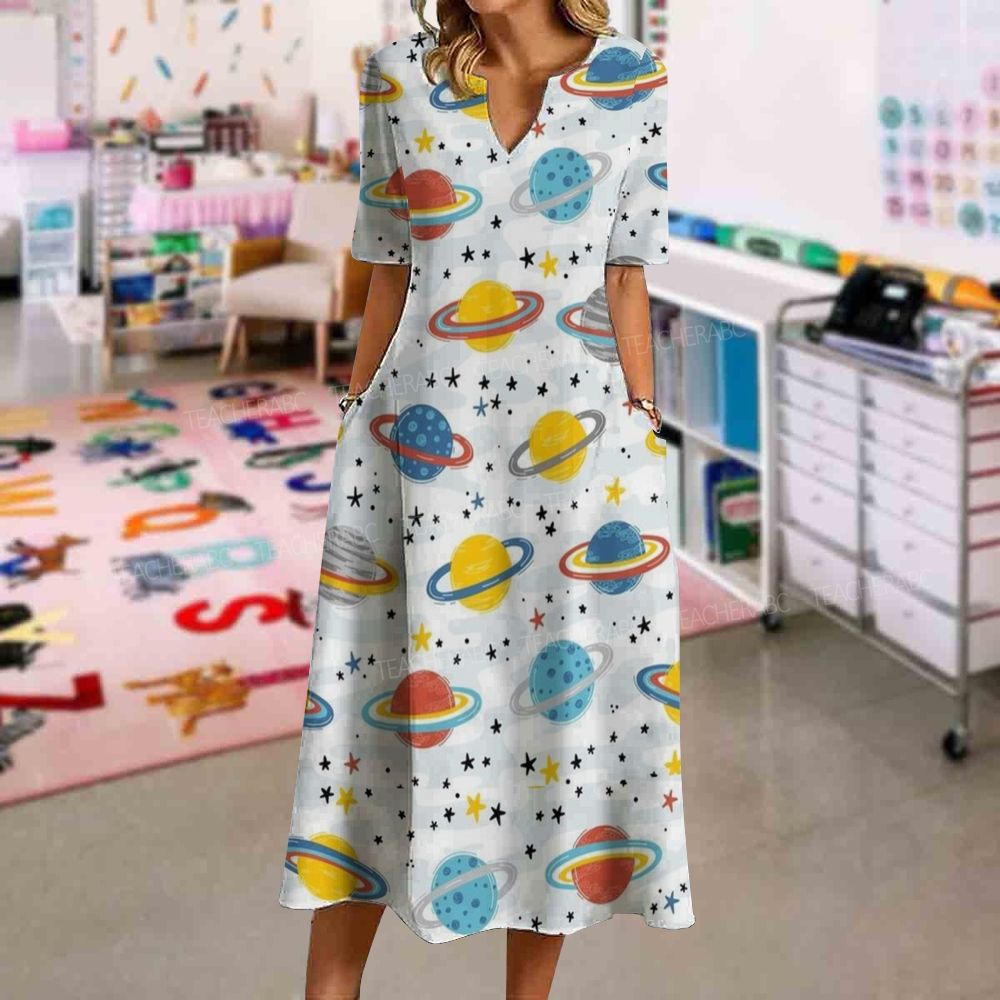 Explore Outer Space Together Dress