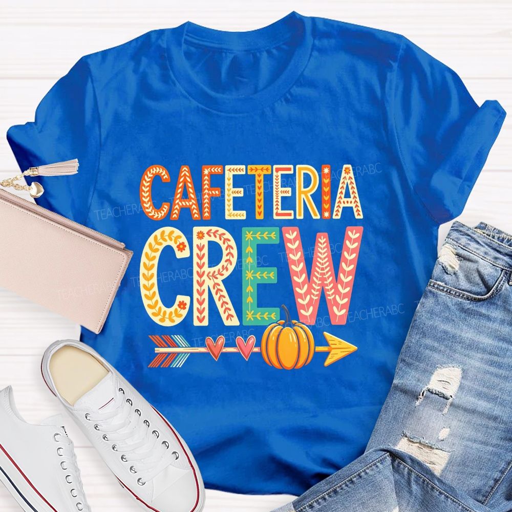 Cafeteria Crew Fall Beepumpkin Teacher T-Shirt