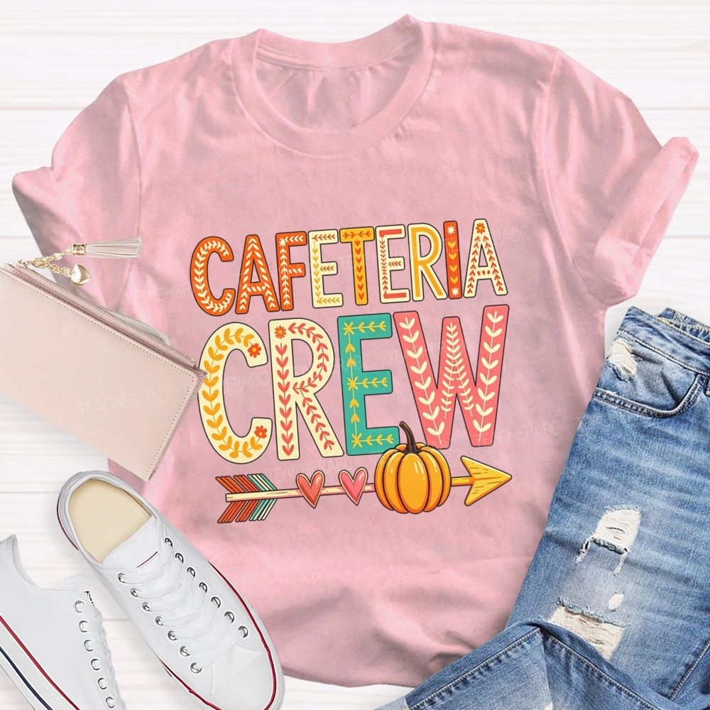 Cafeteria Crew Fall Beepumpkin Teacher T-Shirt