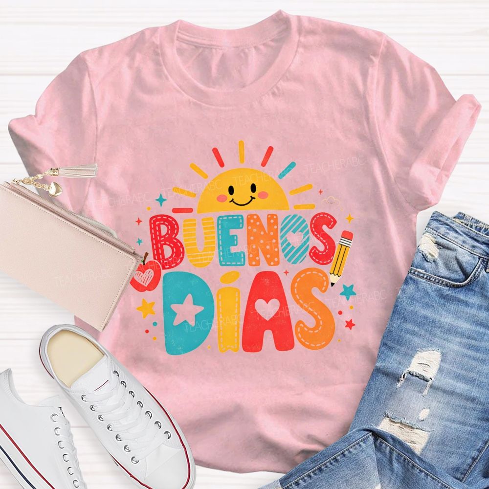 BUENOS DÍAS Spanish Teacher T-shirt