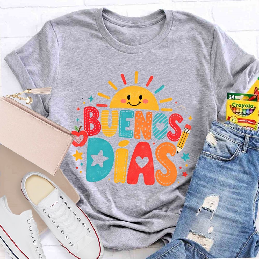 BUENOS DÍAS Spanish Teacher T-shirt