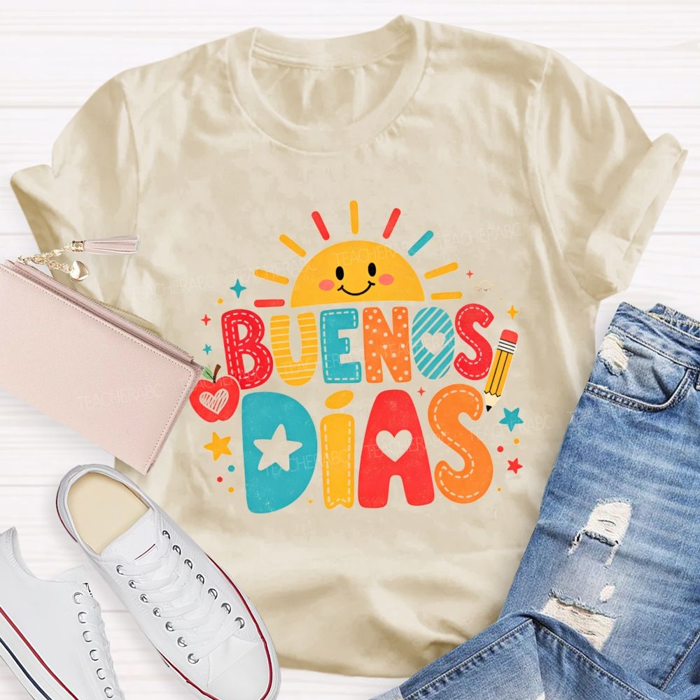 BUENOS DÍAS Spanish Teacher T-shirt