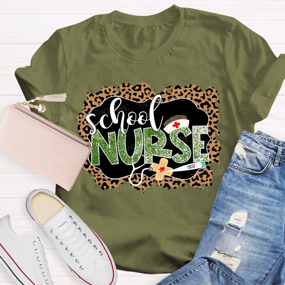 School Nurse Heart Of The Campus T-shirt