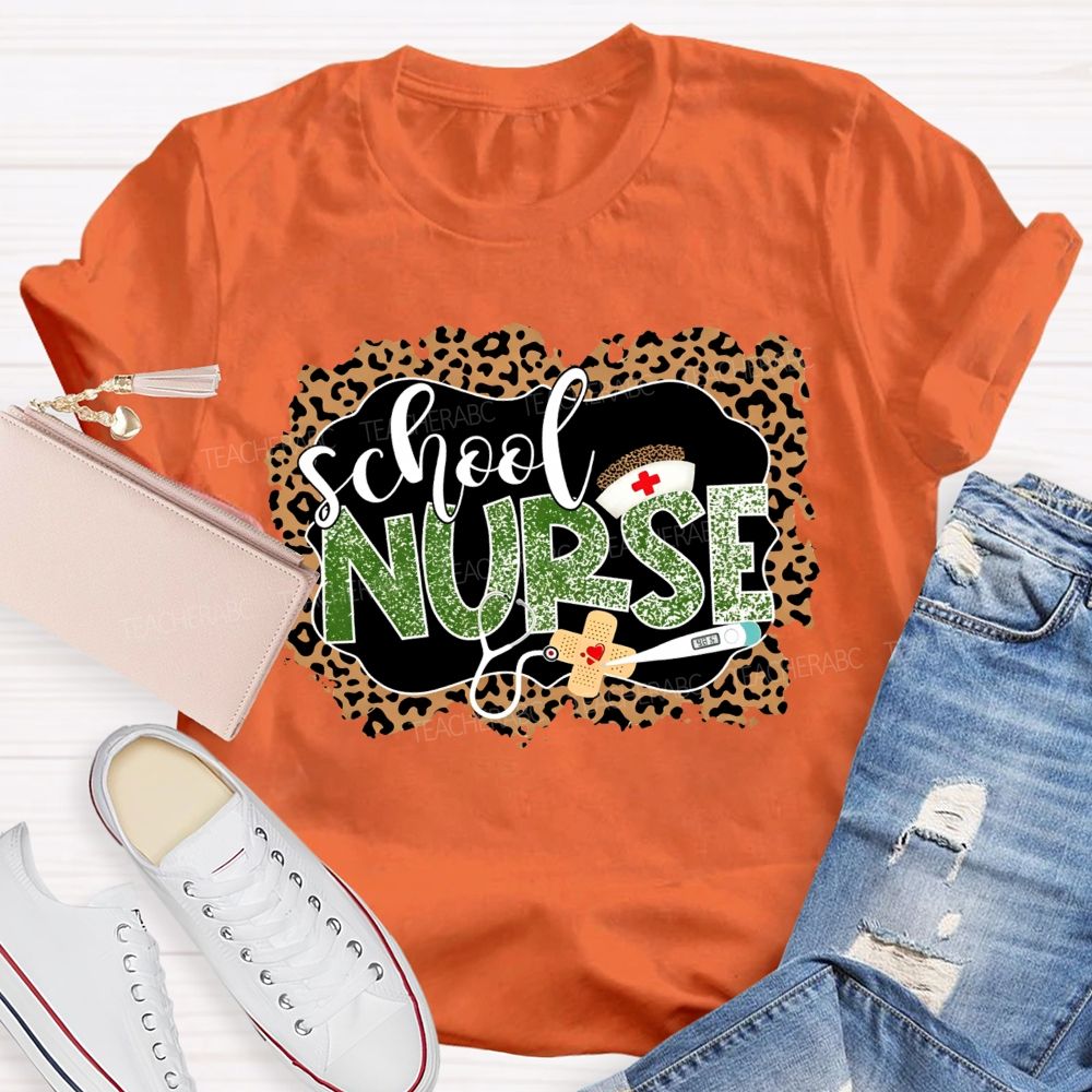 School Nurse Heart Of The Campus T-shirt