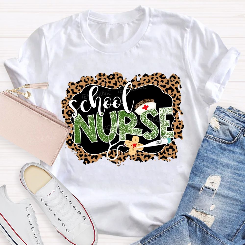 School Nurse Heart Of The Campus T-shirt