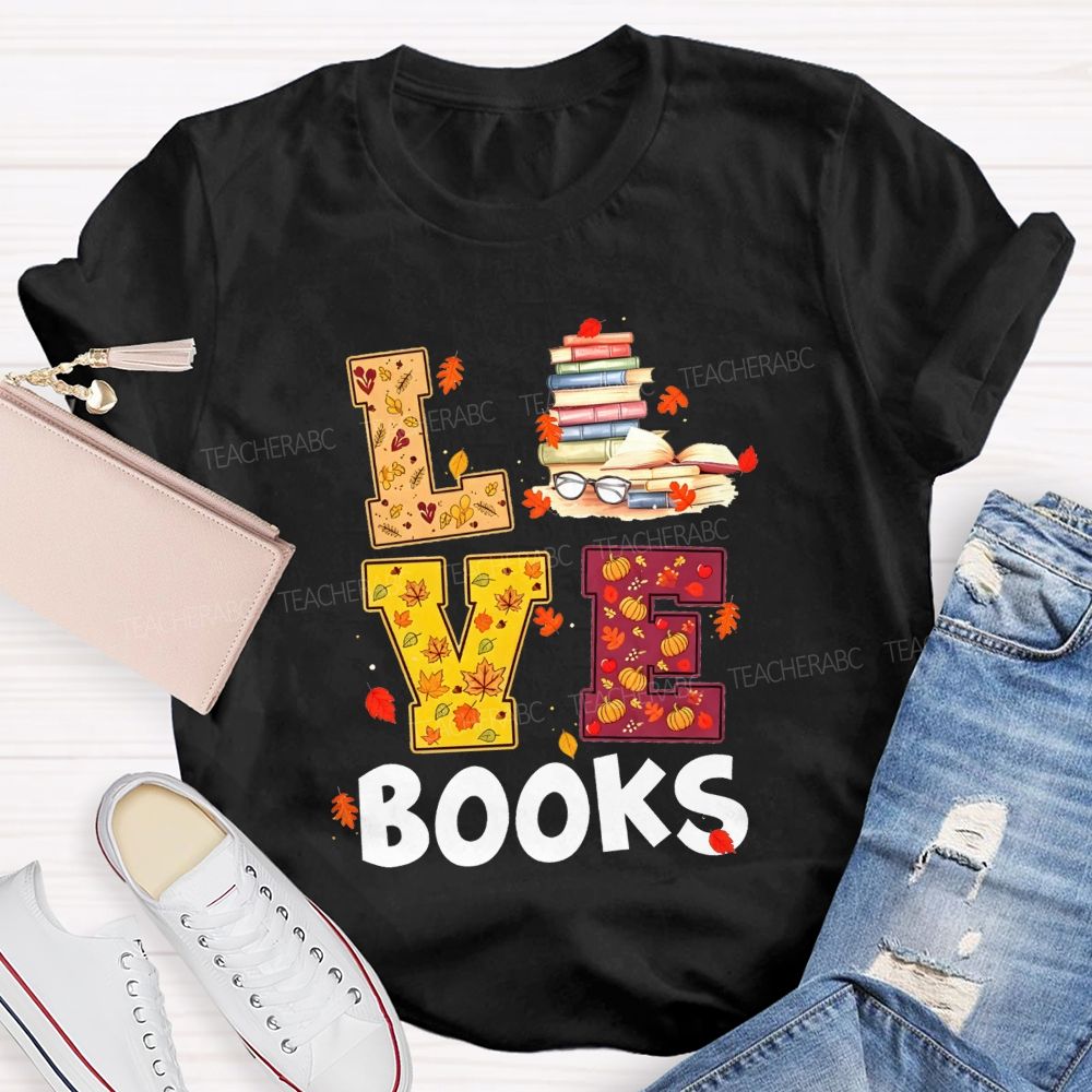 Fall In Love With Books All Over Again One Page At A Time T-shirt