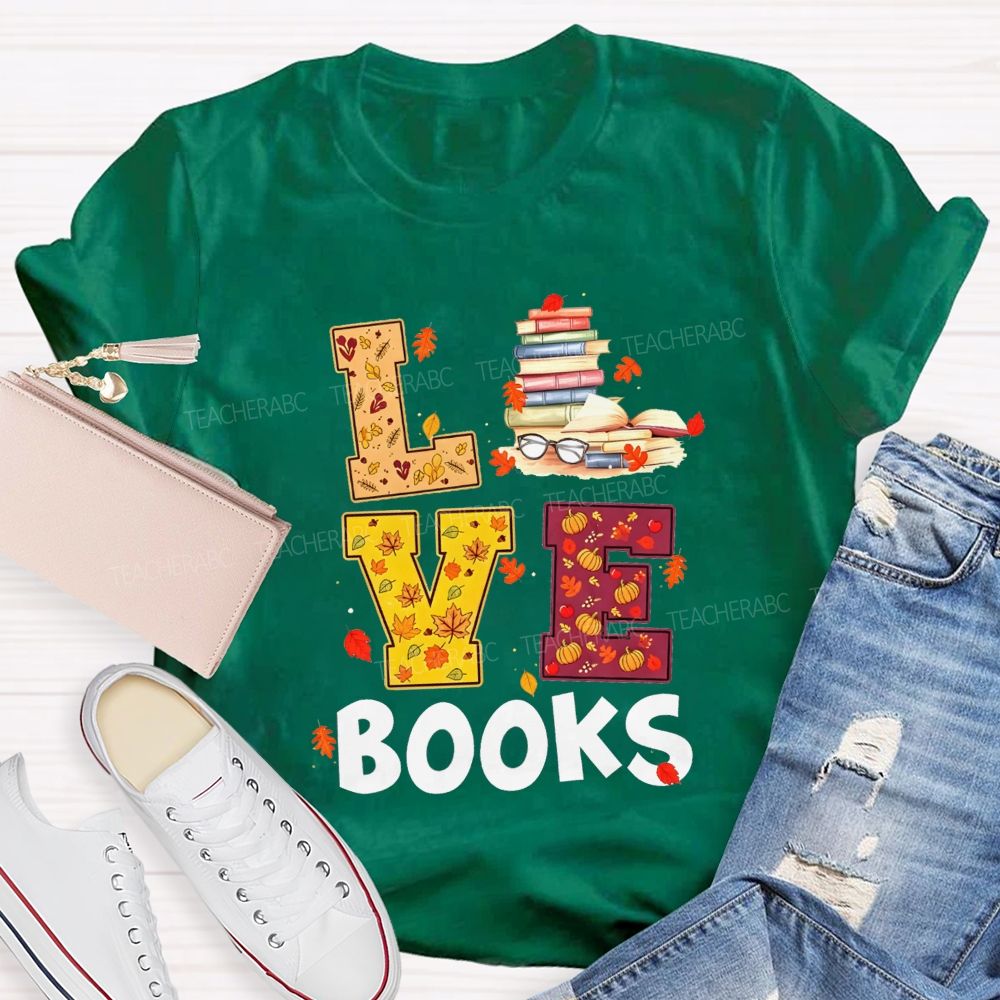 Fall In Love With Books All Over Again One Page At A Time T-shirt