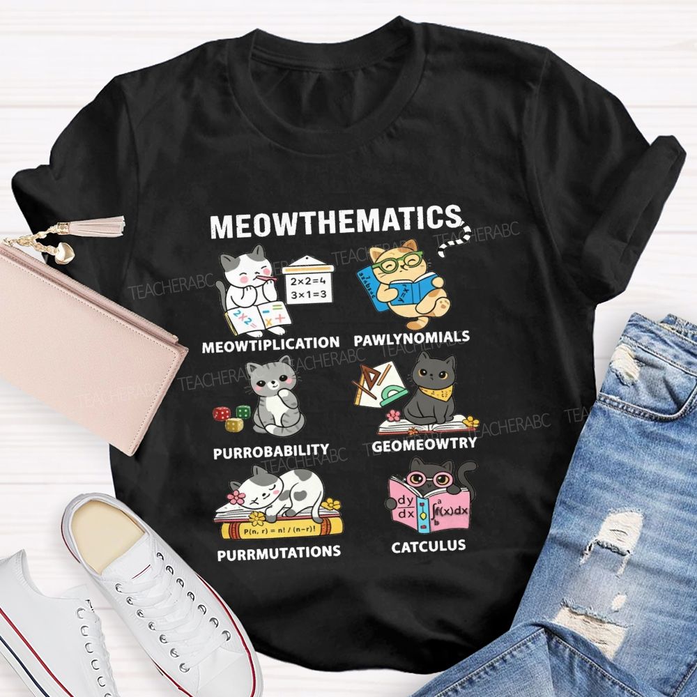 Mathematics Multiplication Polynomials Probability Permutations Calculus Teacher T-shirt