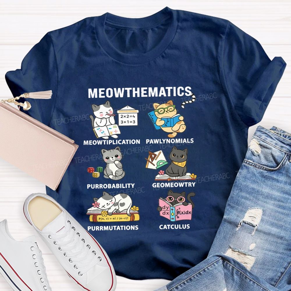 Mathematics Multiplication Polynomials Probability Permutations Calculus Teacher T-shirt