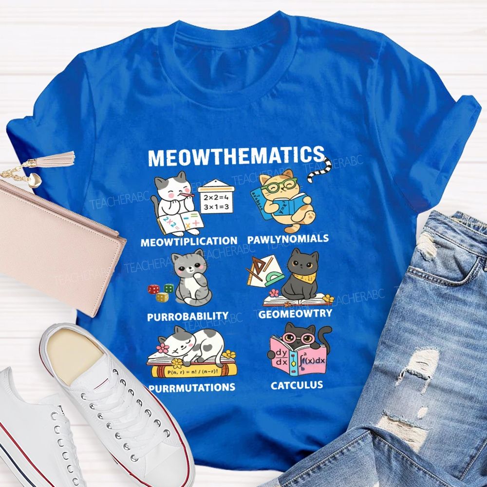 Mathematics Multiplication Polynomials Probability Permutations Calculus Teacher T-shirt