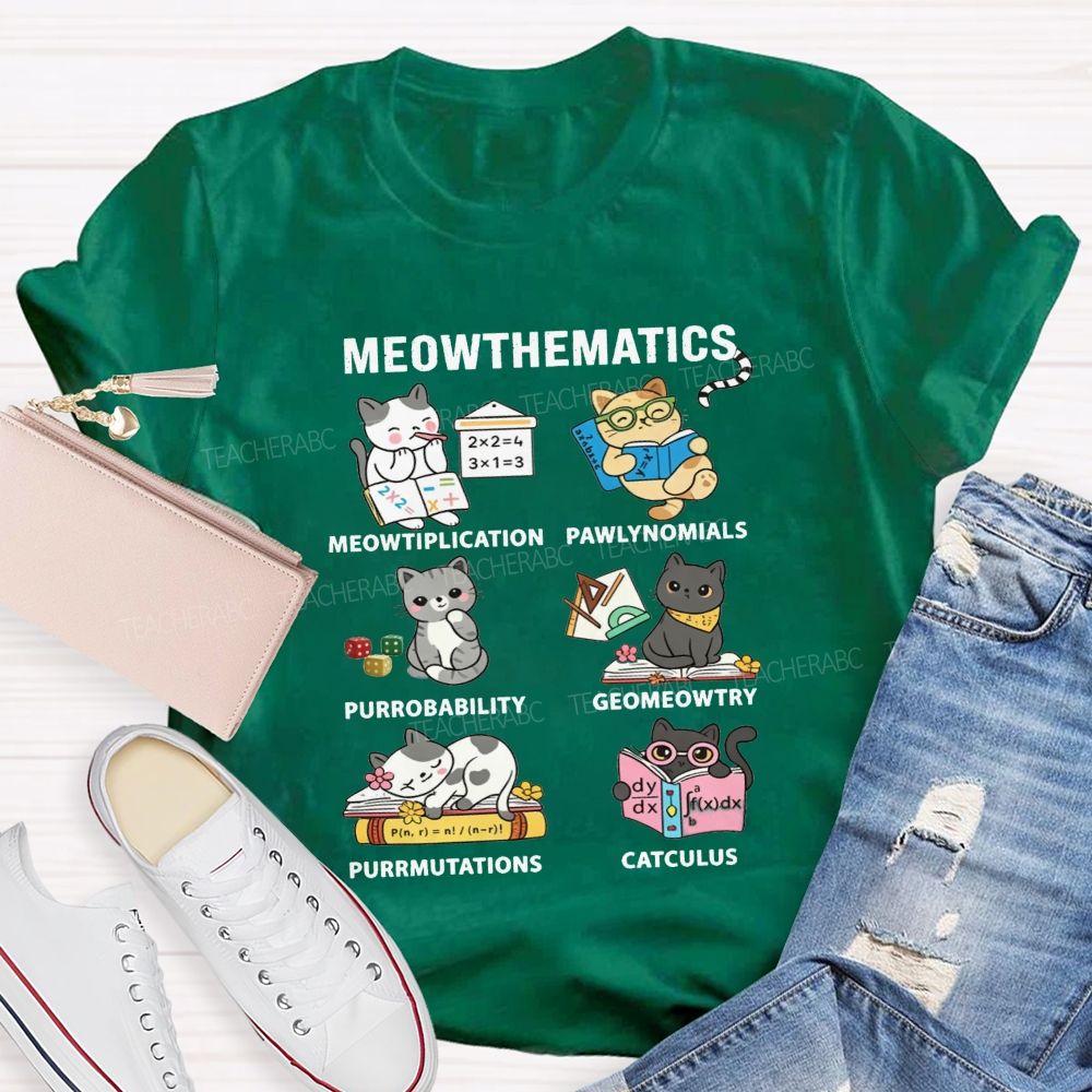 Mathematics Multiplication Polynomials Probability Permutations Calculus Teacher T-shirt
