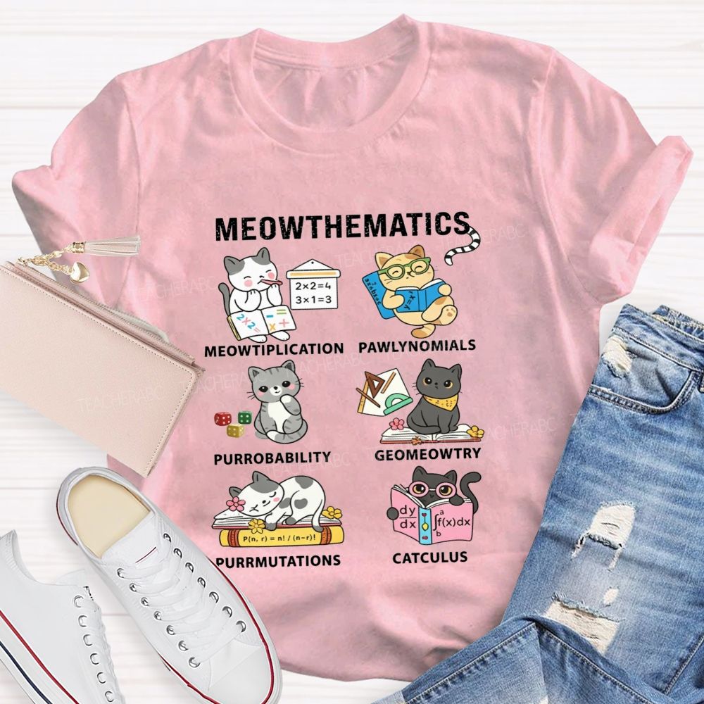 Mathematics Multiplication Polynomials Probability Permutations Calculus Teacher T-shirt