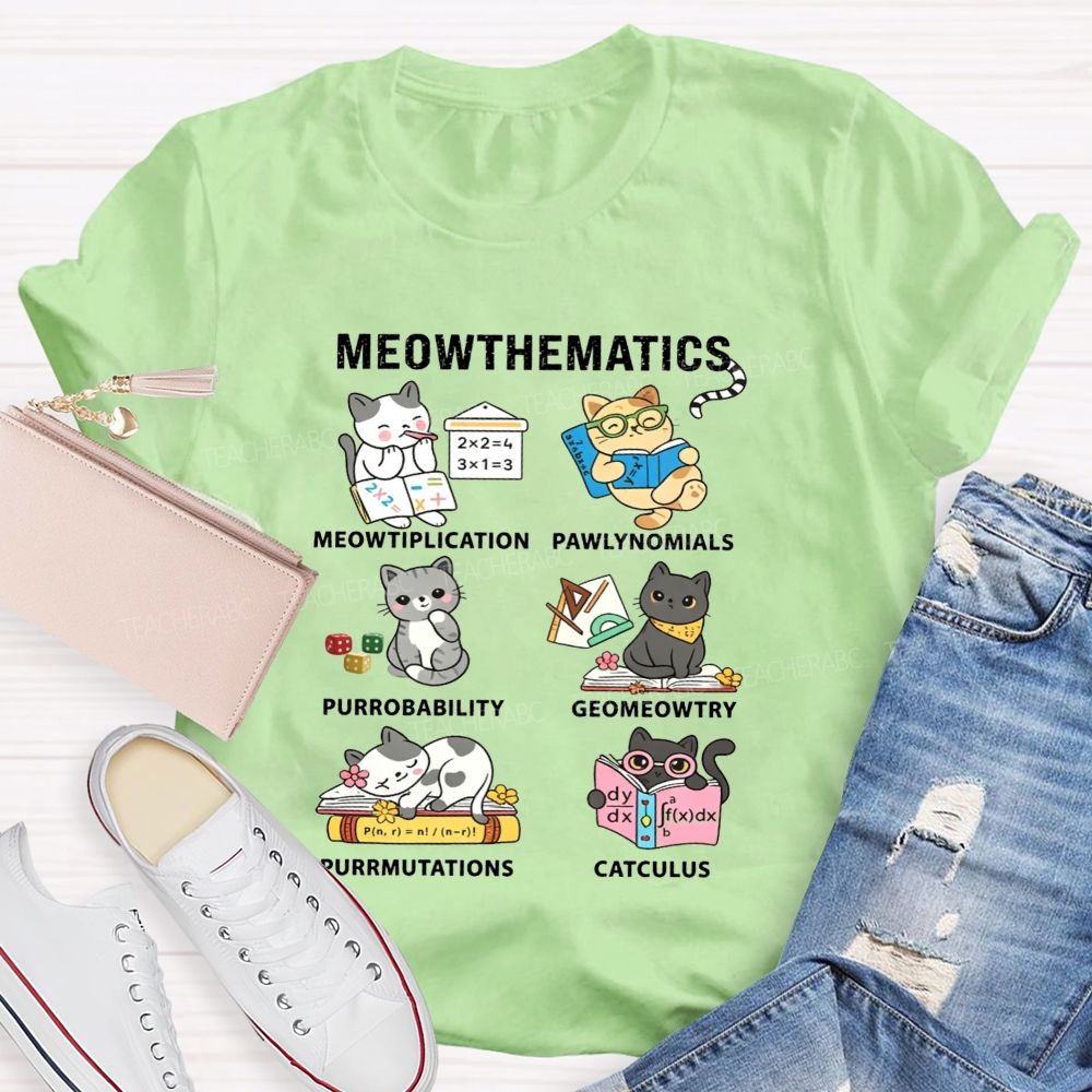 Mathematics Multiplication Polynomials Probability Permutations Calculus Teacher T-shirt