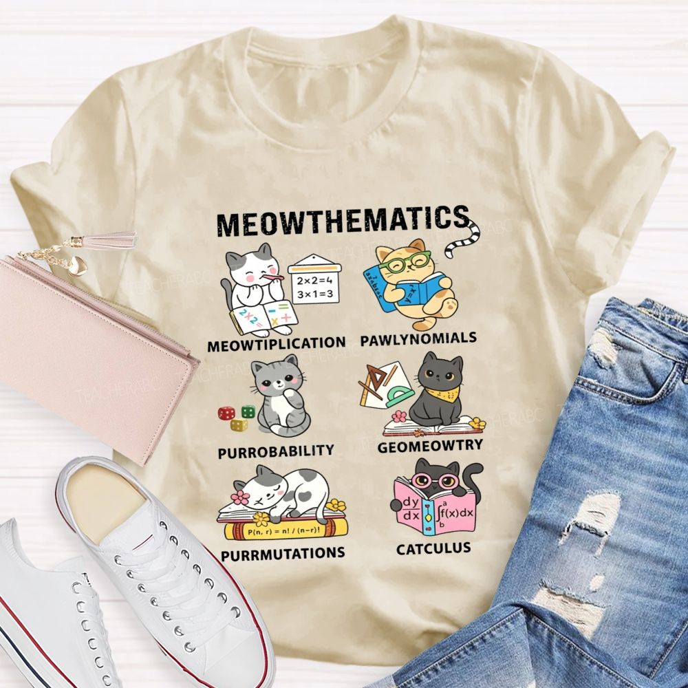 Mathematics Multiplication Polynomials Probability Permutations Calculus Teacher T-shirt