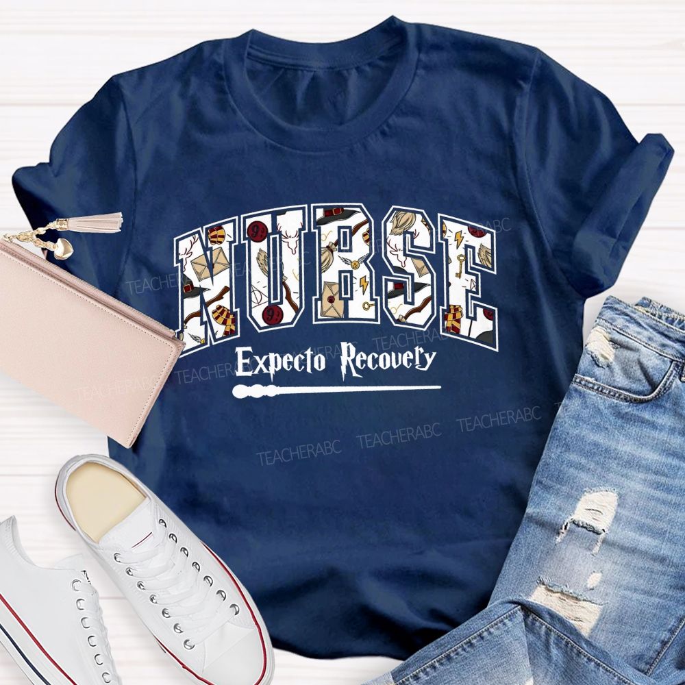 Nurse Expecto Recovery Healing Spells For Every Patient T-shirt