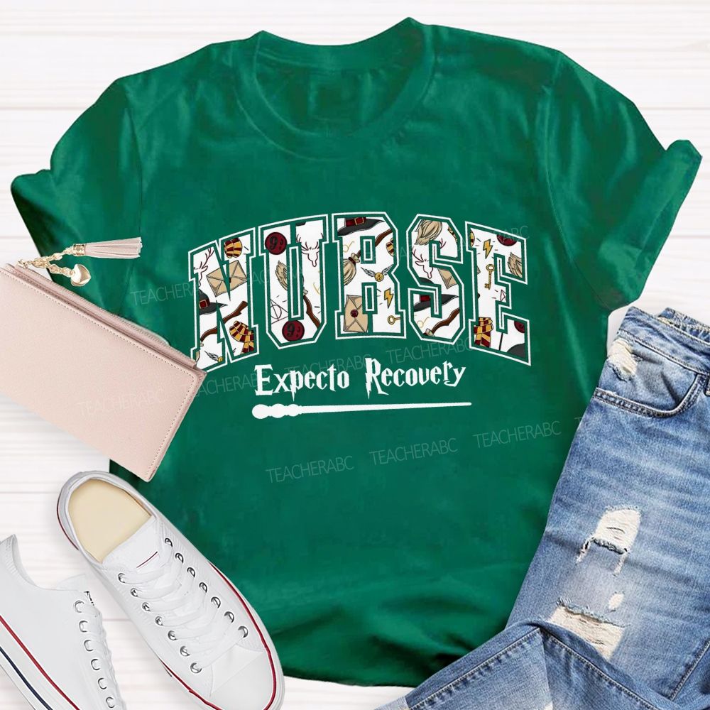 Nurse Expecto Recovery Healing Spells For Every Patient T-shirt