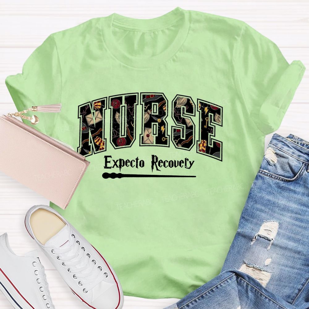 Nurse Expecto Recovery Healing Spells For Every Patient T-shirt