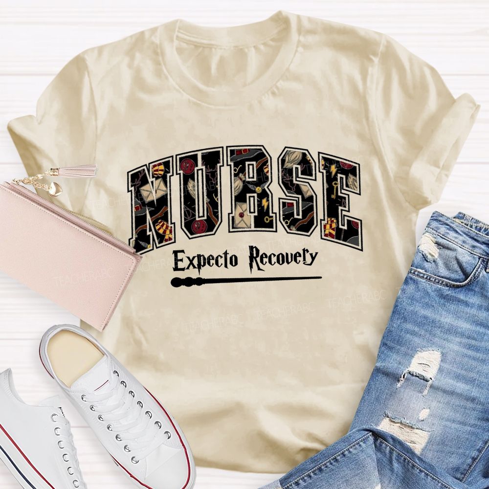 Nurse Expecto Recovery Healing Spells For Every Patient T-shirt