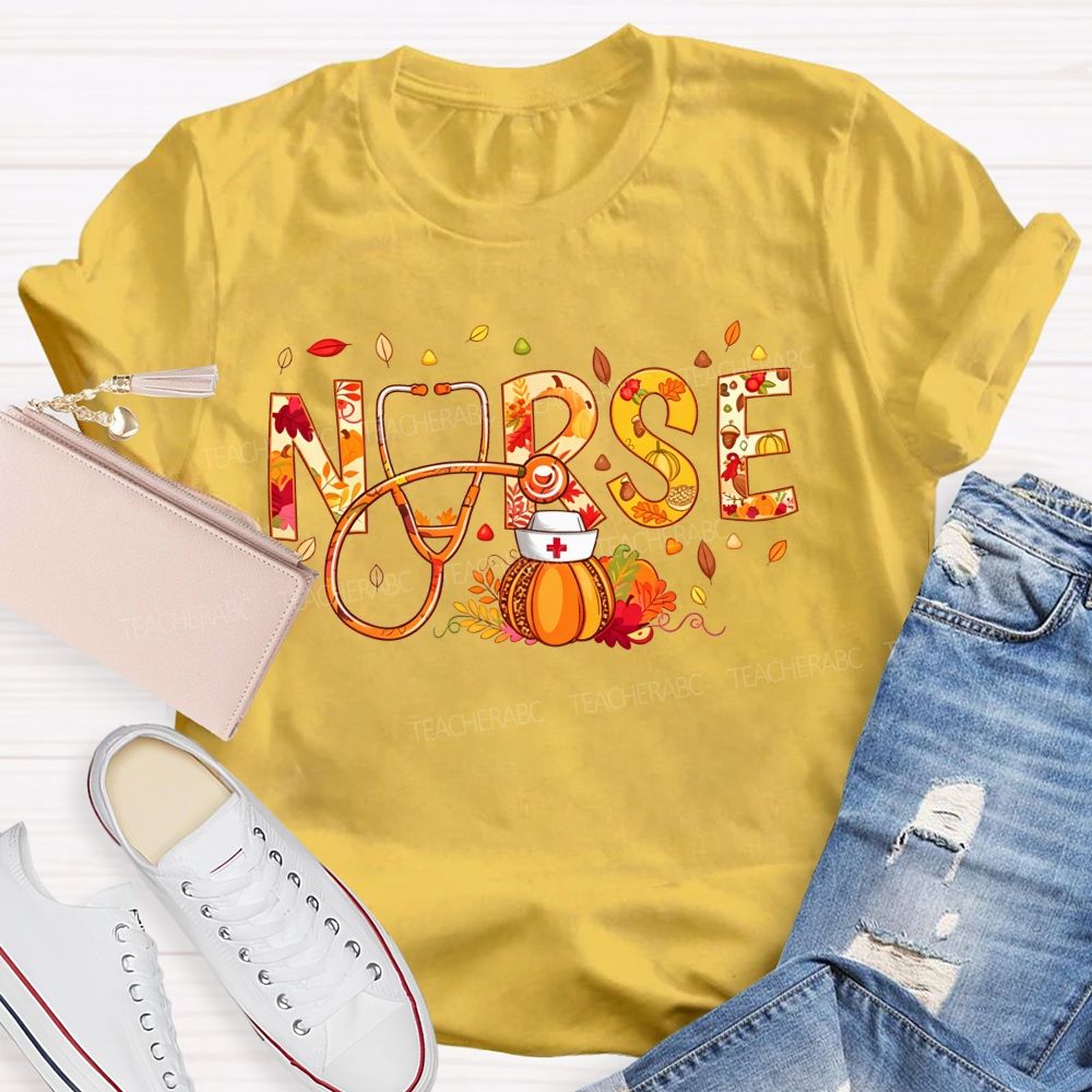 Fall Nurse Vibes My Favorite Season As A Nurse T-shirt