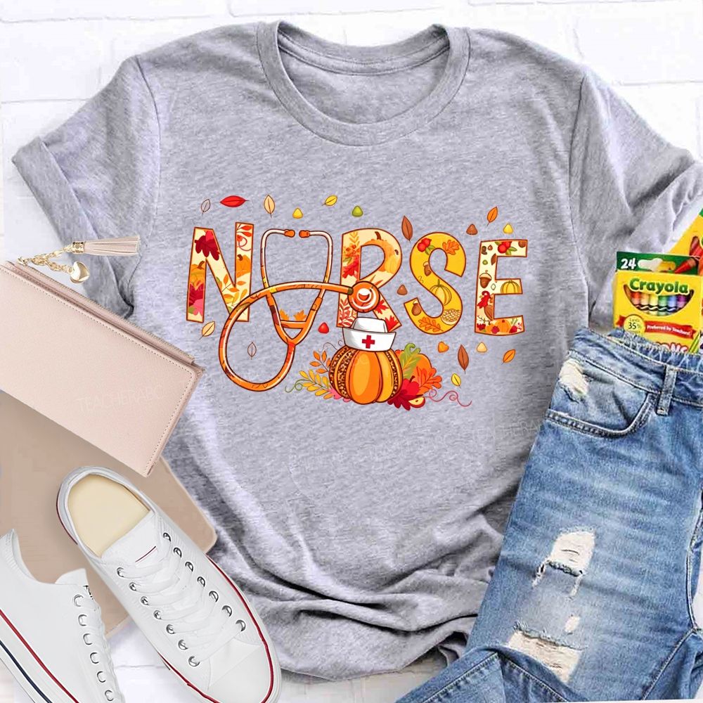 Fall Nurse Vibes My Favorite Season As A Nurse T-shirt