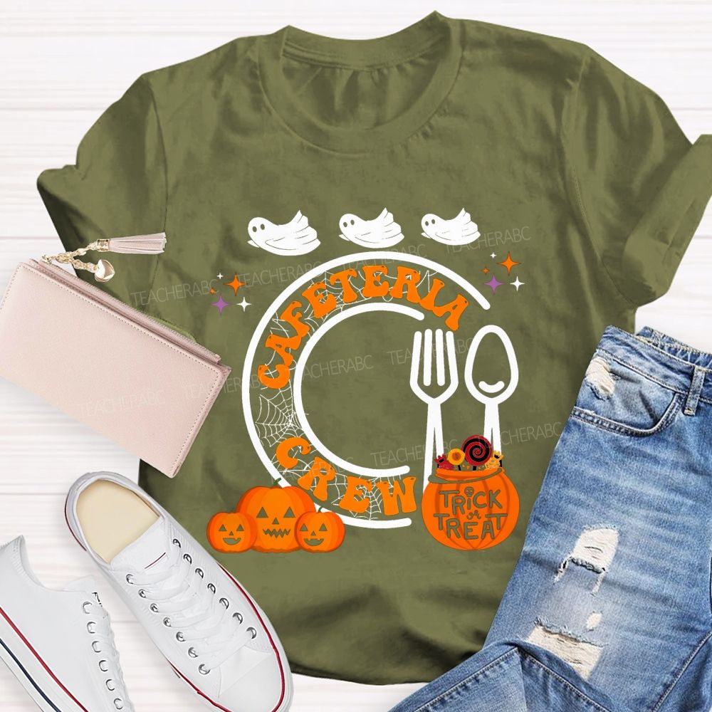 Cafeteria Crew Trick Or Treat Halloween T-shirt