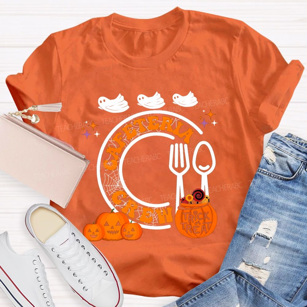 Cafeteria Crew Trick Or Treat Halloween T-shirt