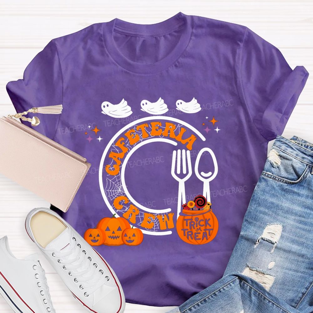 Cafeteria Crew Trick Or Treat Halloween T-shirt