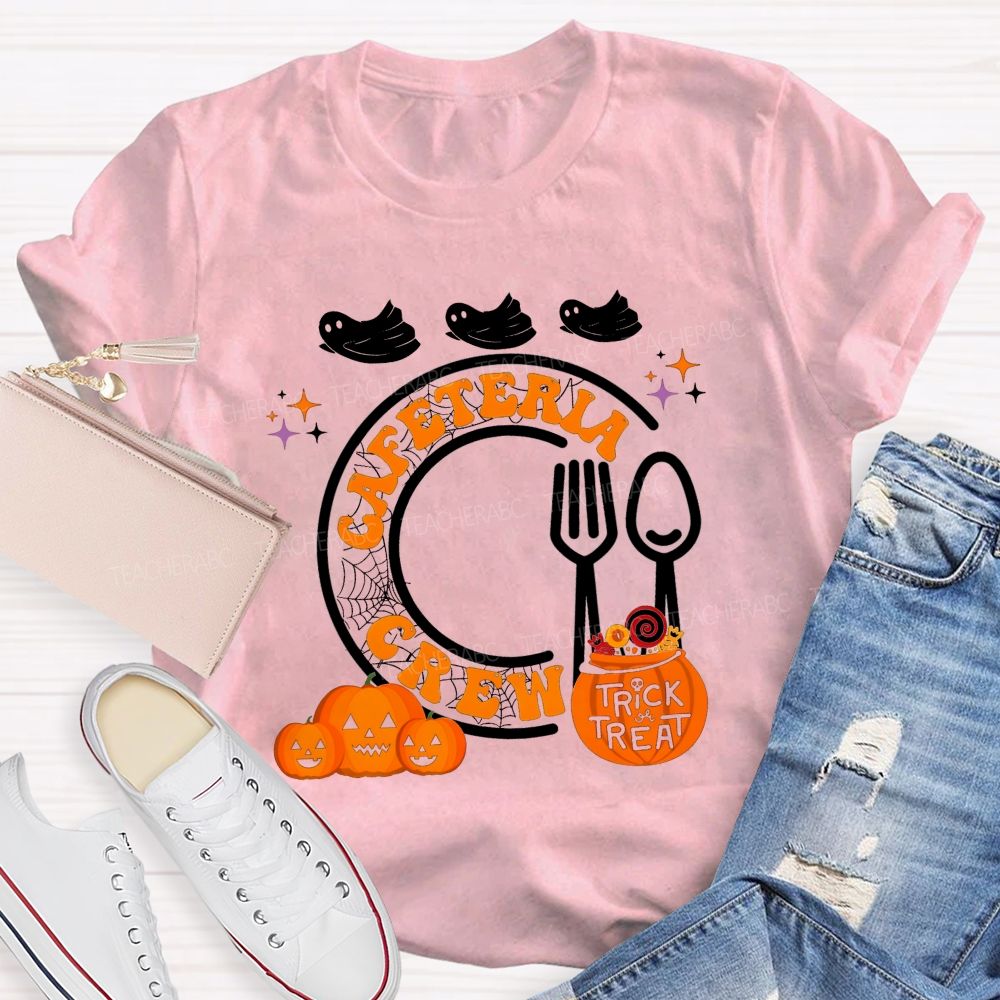 Cafeteria Crew Trick Or Treat Halloween T-shirt