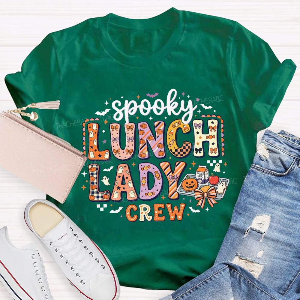 Spooky Lunch Lady Crew Halloween T-shirt
