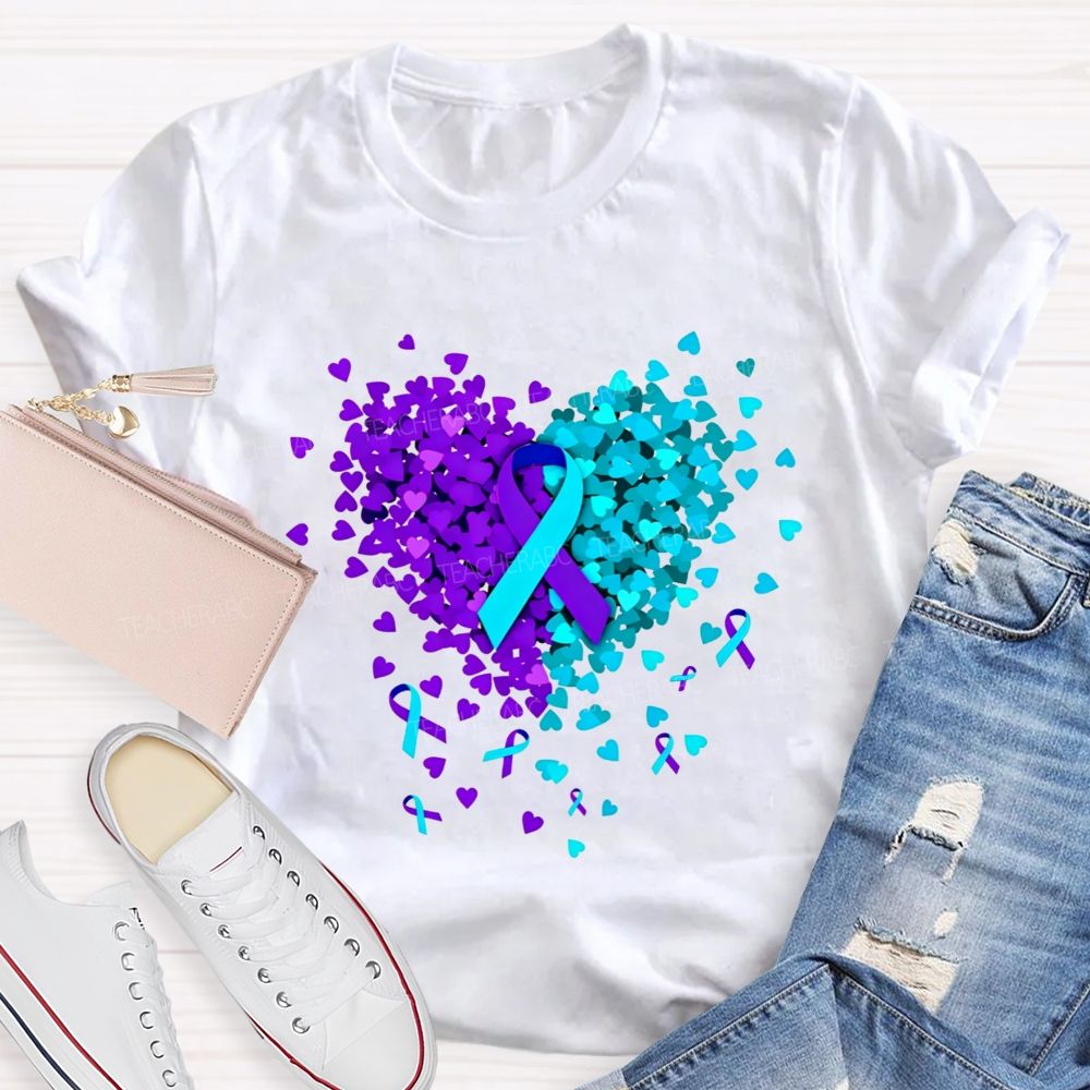 Spread Kindness Mental Wellness Matters Teacher T-shirt