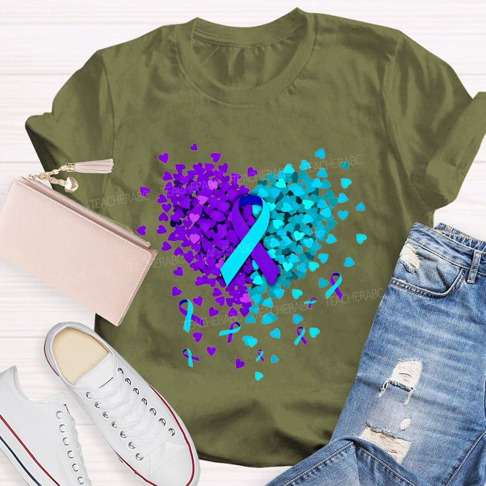 Spread Kindness Mental Wellness Matters Teacher T-shirt