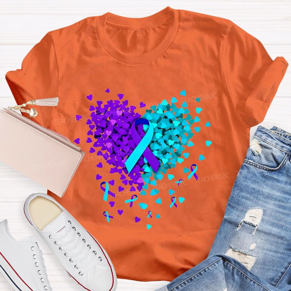 Spread Kindness Mental Wellness Matters Teacher T-shirt