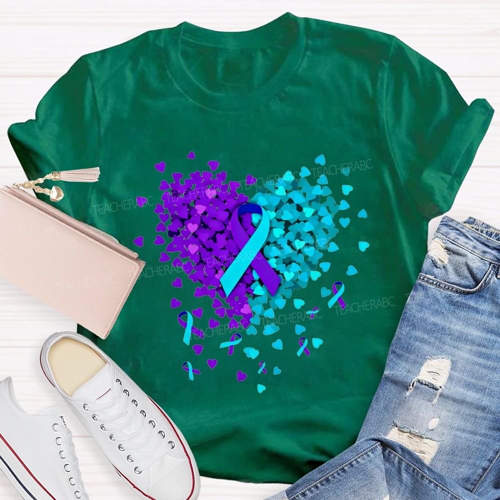 Spread Kindness Mental Wellness Matters Teacher T-shirt
