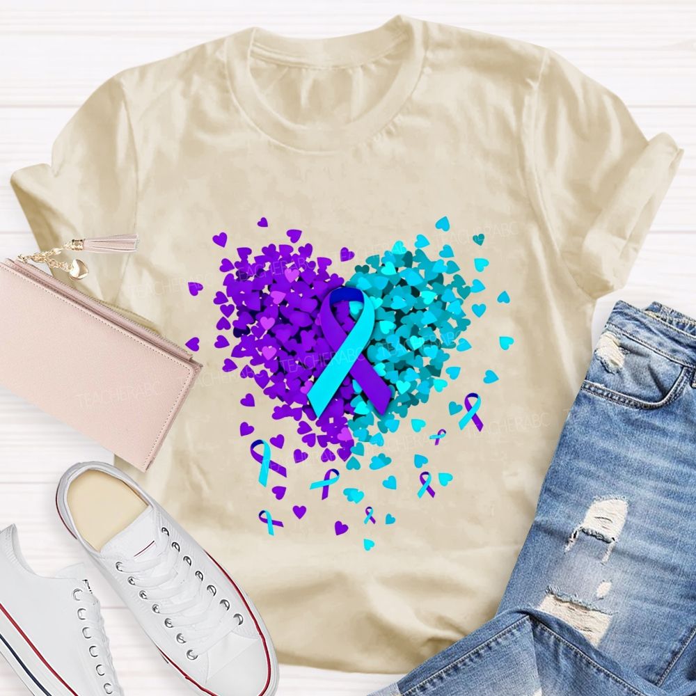 Spread Kindness Mental Wellness Matters Teacher T-shirt