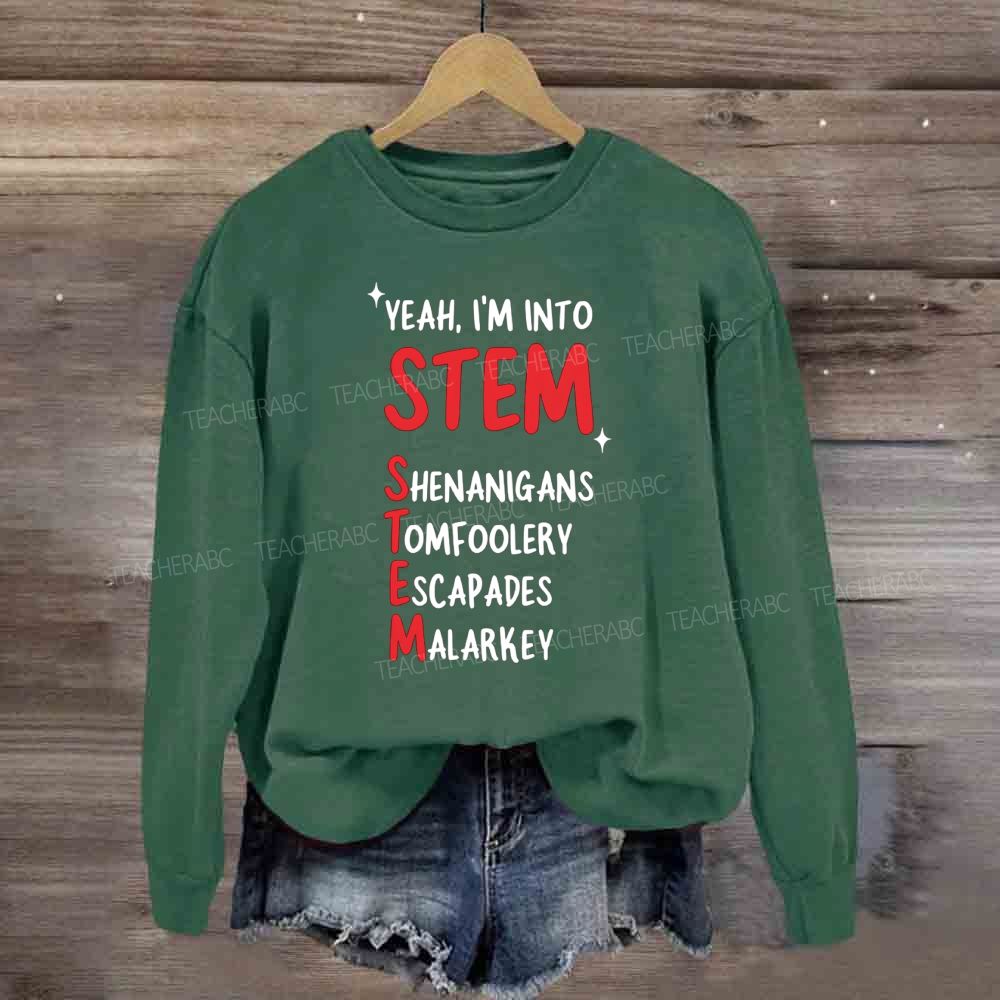 I'm Into STEM Teacher Sweatshirt