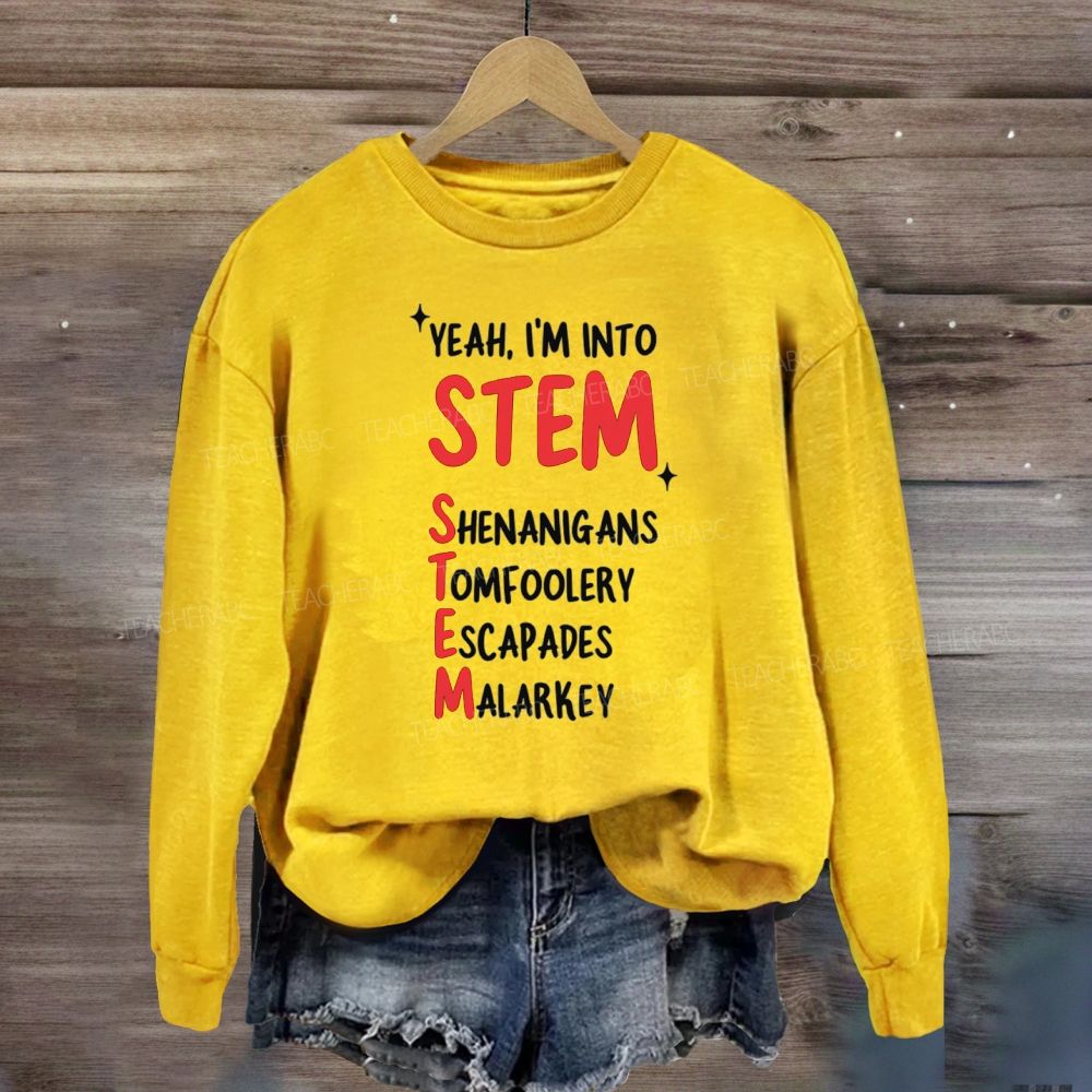 I'm Into STEM Teacher Sweatshirt