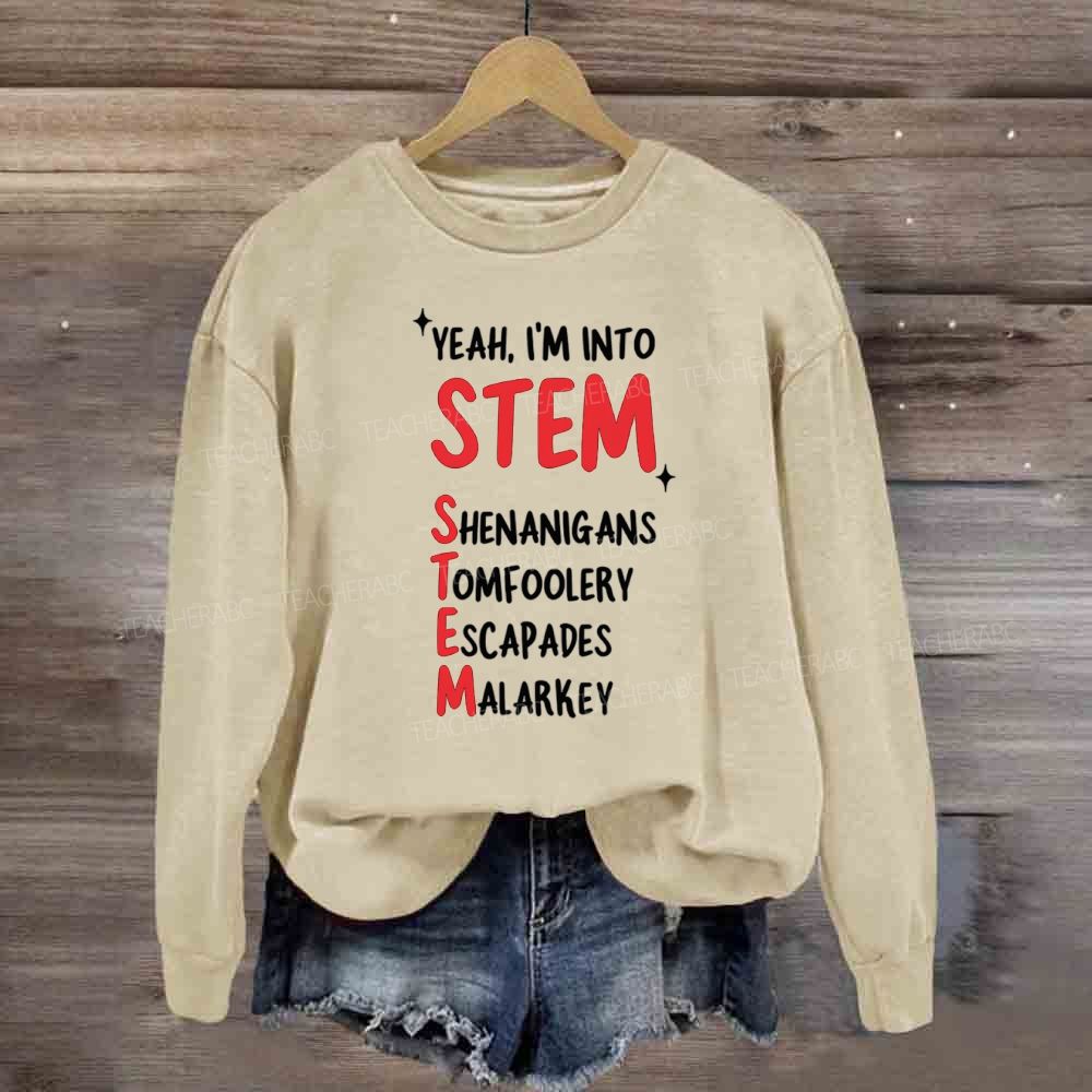 I'm Into STEM Teacher Sweatshirt