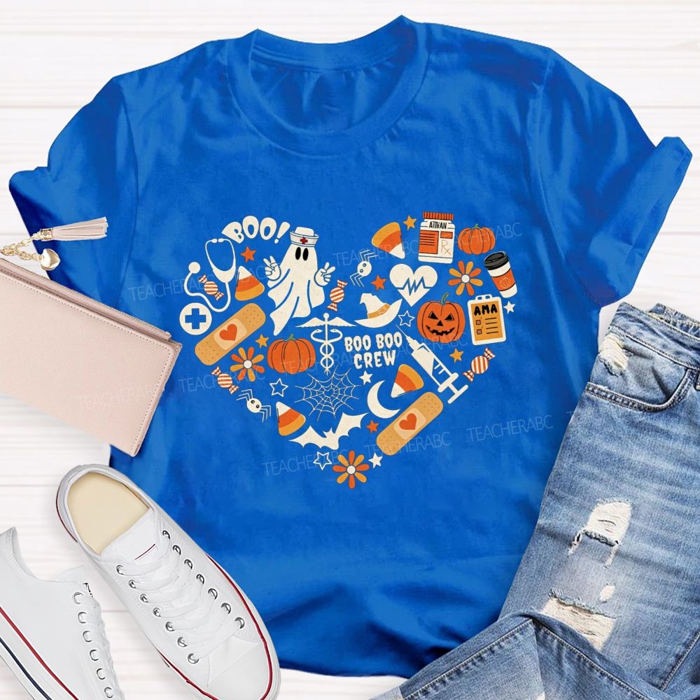 Healing Boo‑Boos This Halloween School Nurse T-shirt