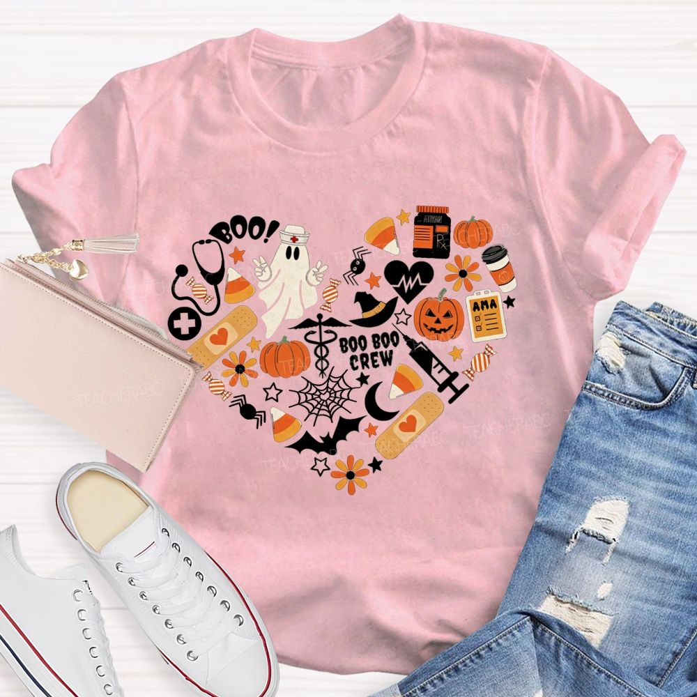 Healing Boo‑Boos This Halloween School Nurse T-shirt