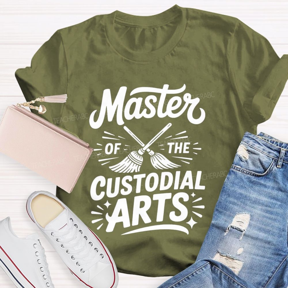 Master Of The Custodial Arts Teacher T-shirt